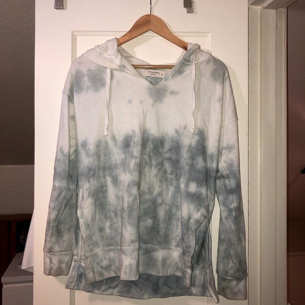 Ocean Drive Blue Tie-Dye Hoodie